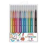 ALPINO ROTULADOR ALPINO COLOR EXPERIENCE GLITTER 12 COLOR SURTIDO COLOR EXPERIENCE 14x1x16 Cms.