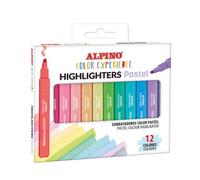 Alpino Set de 12 Subrayadores Color Experience Tonos Pastel Surtidos
