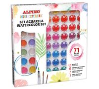 Alpino - set de 36 acuarelas color experience -36 colores vivos y mezc