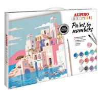 Alpino - set pinta por números color experience - kit de pintura para