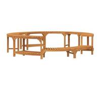 Alrededor De Spa Marrón Ø275 X 55,5 Cm Madera De Acacia Sólida Vidaxl
