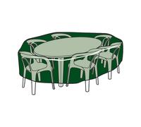 Altadex Funda de protección circular para mesa y sillas Verde Ø205 x 90 cm
