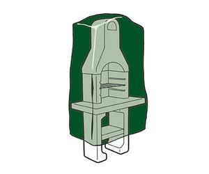 Altadex Funda de protección para barbacoas, 128 x 80 x 253 cm, Verde