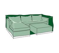 Altadex Funda de protección para chaise longue y mesa, 300 x 200 x 80 cm, Verde