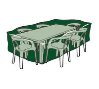 Altadex Funda de Protección para Mesa y Sillas, 143 x 225 x 90 cm, Verde