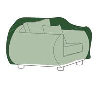 Altadex Funda de protección para sillón, 130 x 90 x 70 cm, Verde