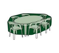 Altadex Funda Protectora Circular para Mesa y Sillas, ø325 x 90 cm, Verde