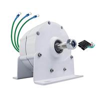 Alternador de imán permanente de baja RPM de 12000 W, 12 V, 24 V, 48 V, generador eléctrico sin engranajes para soluciones de energía hidráulica y eólica con base