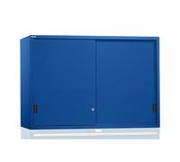Altillo con puertas correderas LISTA, puertas de chapa maciza