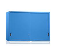 Altillo con puertas correderas LISTA, puertas de chapa maciza