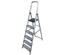 ALTIPESA - Escalera Doméstica de Aluminio, Peldaño 12 cm. (6 peldaños)