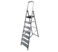 ALTIPESA - Escalera Doméstica de Aluminio, Peldaño 12 cm. (7 peldaños)