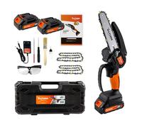 Altuna Motosierra a batería AF 150 – 21V 800W, cadena de titanio, corte 150 mm, 2 baterías