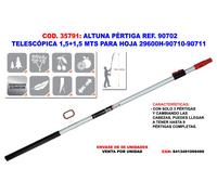 ALTUNA Pertiga Telescópica 90702 TELES 1,5+1,5m para Hoja 29600H/90710/90711