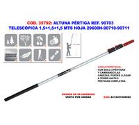 ALTUNA Pértiga Telescópica 90703 1,5+1,5+1,5m para 29600H-90710-90711