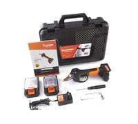 ALTUNA Tijeras de Podar Eléctricas a Batería 37 mm Motor Brushless - AF37 | Doble apertura de 19 y 37 mm, 2 baterías 21V 2,5Ah, pantalla LCD, cuchilla de titanio, incluye maletín