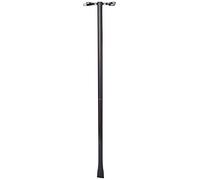 ALUBOX Poste de Soporte para Buzón Americano de Chapa Galvanizada Poste para Buzón Exterior Altura 145 cm