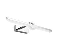 Alumbrado LED 12W 4000K 750LM IP20, diseño cromo con ondulaciones, ideal para decoración de interiores y ambientación.