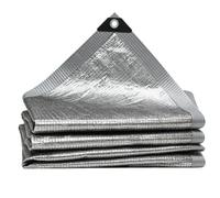 Aluminet Shade Cloth | Protector de pantalla de privacidad | Red de sombra de papel de aluminio, tela de sombra, red de sombra perforada densa y gruesa, cubierta de cochera de patio