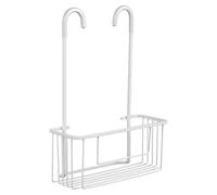 Tatay Cesta de ducha colgante aluminio – Drenaje eficiente, soporta 8 kg – Blanco Ártico