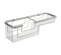 Tatay Estanteria Ducha Aluminio Rectangular | Incluye Tornillos | Compatible Sistema Sin Taladro (Quick Fix) | Resistencia Humedad | Moderno | Fácil Drenaje | 12 x 11,5 x 37 cm - Modelo Aluminium