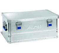ALUTEC BASIC 40 Caja de aluminio (contenido 40 L, dimensiones interiores (AnxAlxAl) 535 X 340 X 220 mm, a prueba de polvo y salpicaduras, caja de herramientas, caja de almacenamiento, peso 2,98 kg) 10040