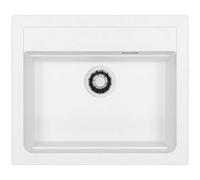 Alveus Atrox fregadero de granito 59x50 cm blanco 1149201