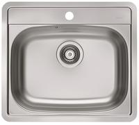 Alveus More fregadero de acero 56x50 cm acero 1106813