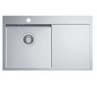 Alveus Quarto - Fregadero 78x48 cm, variante izquierda, acero inoxidable 1124384