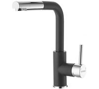Alveus Siros grifo de cocina de pie negro 1129048