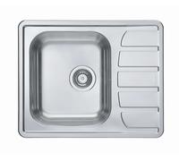 Alveus Zoom Maxim - Fregadero 62x50 cm, acero inoxidable 1100215