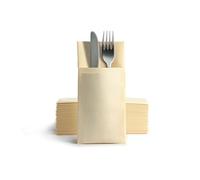 Alvotex Airlaid 278 - Servilletas de cubiertos (39 x 40 cm, 50/1), color crema