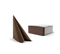 Alvotex Airlaid Servilletas 40 x 40 cm 50/1 - Marrón (671)