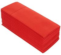 Alvotex Airlaid - Servilletas (50 Unidades), Color Rojo