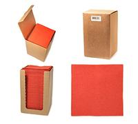 Alvotex Airlaid Servilletas de cóctel 20 x 20 cm 100/1 - Rojo (110)