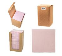 Alvotex Chic Airlaid 100 servilletas de Coctail, 1/4 Pliegues similares a la Tela, servilletas Desechables, Rosa, 20 x 20 cm