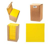 Alvotex Chic Airlaid 100 servilletas de cóctel 1/4 Pliegues parecidos a la Tela, servilletas Desechables, Amarillo, 20 x 20 cm