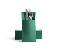 Alvotex Chic Airlaid 50 - Servilletas Desechables (39 x 40 cm), Color Verde