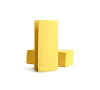 Alvotex Chic Airlaid - 50 servilletas Desechables de 39 x 40 cm, Plisadas en 1/8 Pulgadas, Color Amarillo