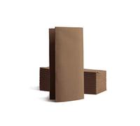 Alvotex Chic Airlaid - Servilletas (50 Unidades, 1/8 Pliegues, 39 x 40 cm), Color marrón