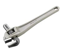 Alyco 111415 Llave Grifa de Aluminio para Tubos, Gris, 350 mm