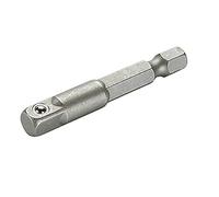 Alyco 193753 - Adaptador hexagonal 1/4"de 60 mm para vasos de 1/2"