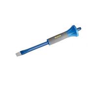 Alyco 196971 - Cincel acero Cr-Si-Mo cabeza pulida templada 55 HRC con protector bimaterial de 400x18 mm