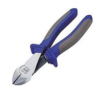 Alyco - Alicates de Corte Diagonal Reforzados de 180 mm en Acero Cromo-Vanadio con Filos Templados para Electricistas y Bricolaje, Ideal para Cables y Alambres, Mango Bimaterial