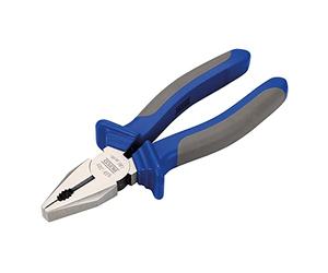 Alyco - Alicates de Corte Universales de 200 mm en Acero Cr-V Anticorrosión, Pelacables con Triple Función, Herramienta Profesional Multiusos con Mango Bimaterial