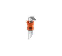 ALYCO Juego de Llaves Allen Punta Bola HR Cromo-vanadio 1.5-10mm