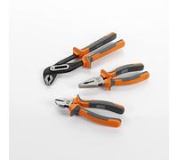 Alyco Orange (HR) - Juego 3 Alicates Blíster, 0 V, Negro, Set de 3 Piezas - 170509