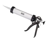 Alyco Pistola de silicona 300 ml para masilla densa, tubo aluminio, antigoteo, gatillo de fricción
