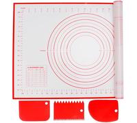 Alyvisun Tapete de Silicona 60 x 40 cm para Amasar con 3 Raspador