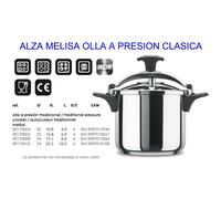 Alza melisa olla expres tradicional clasica 8 litros 00170008